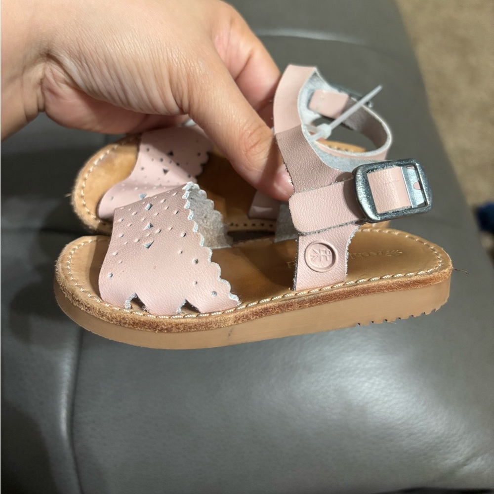 Freshly Picked Blush Laguna Sandals Size 4 - Picture 2 of 8
